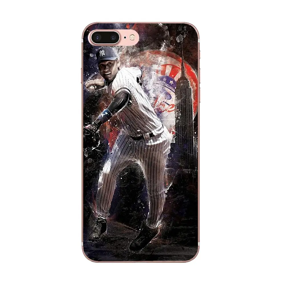 Мягкий модный чехол из ТПУ для Galaxy Grand A3 A5 A7 A8 A9 A9S On5 On7 Plus Pro Star 2015 2016 2017 2018 Derek Jeter