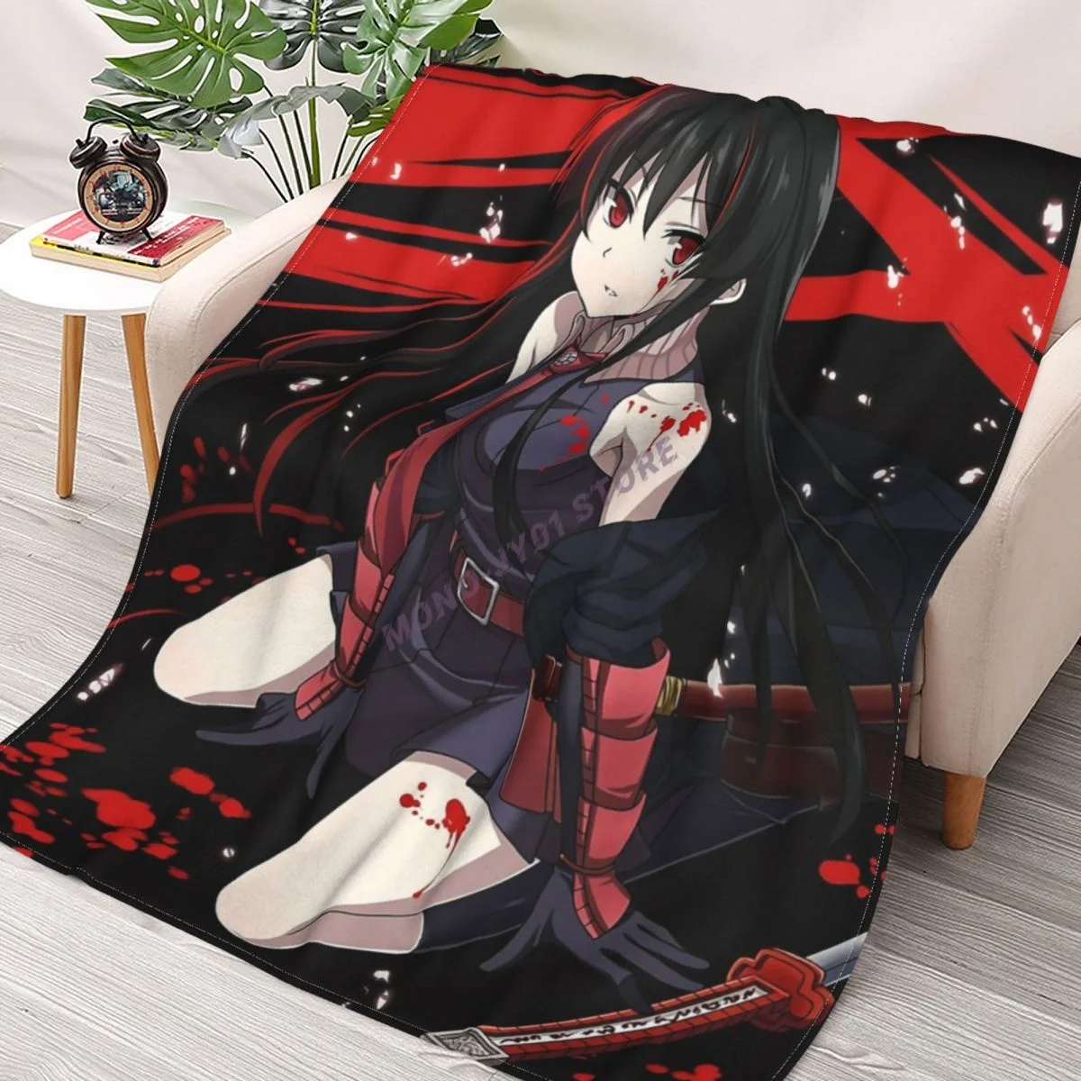 

Akame Cute Throw Blanket Sherpa Blanket cover Bedding soft Blankets