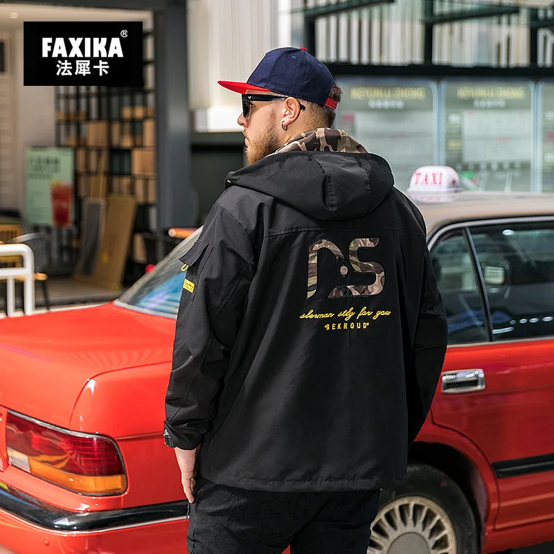 FAXIKA большой размер жира модная повседневная куртка пальто Свободное осеннее