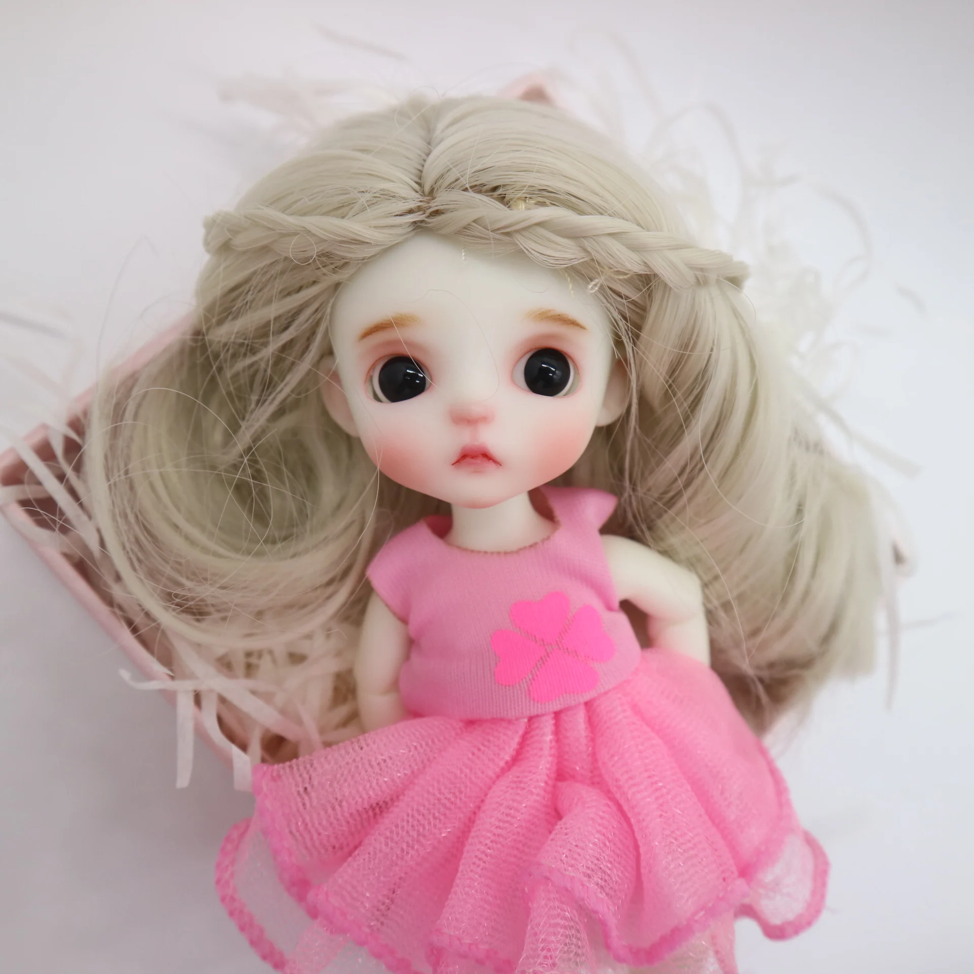 Шарнирная кукла 15 см BJD 1/8 из смолы включая парики с одеждой и глазами|Куклы| |