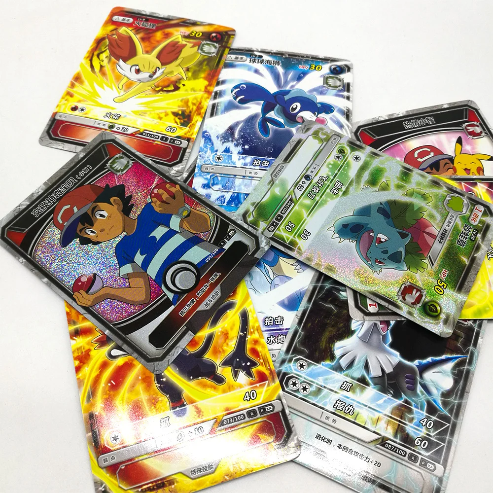 TAKARA TOMY Pokemon карты флэш коллекции 150 шт./компл. 5 штук пакет настольная карта игра