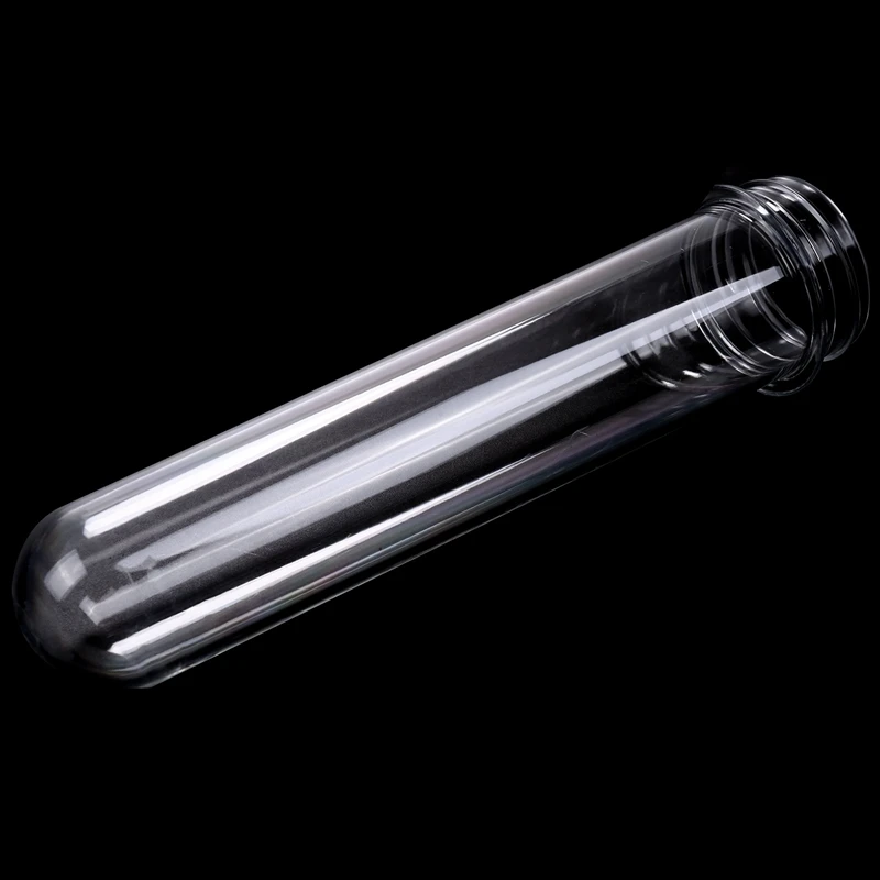 

100Ml Plastic Test Tubes (25Pcs) With Cleaning Brush Transparent Storage Tubes With Lid - Bead Storage Tubes - Plastic Tube For