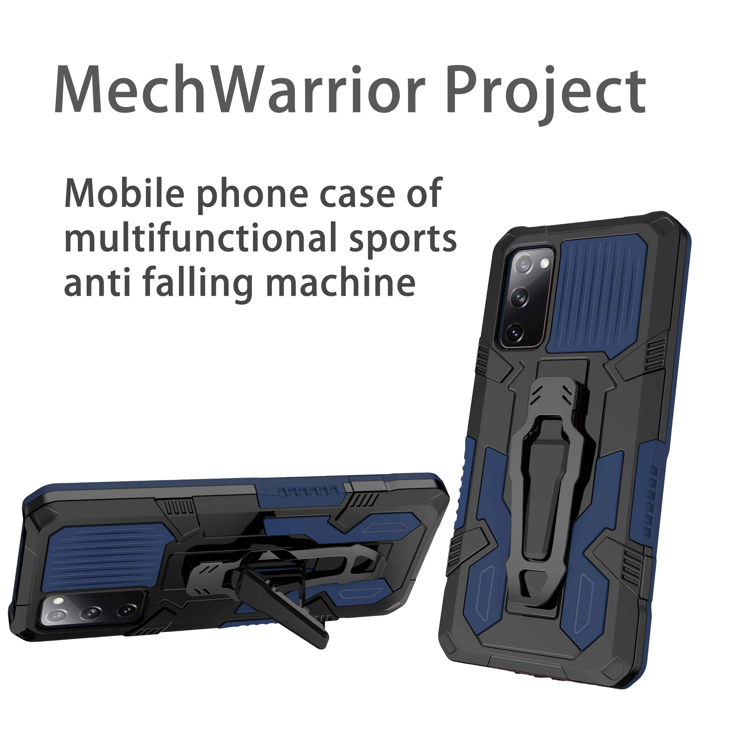 Fashion Armor Shockproof Kickstand Phone Case For Xiaomi Redmi Note 7A 5 4 8 7 6 6A 4X 8A 5A 4A Pro Protection Magnetic PC Cover