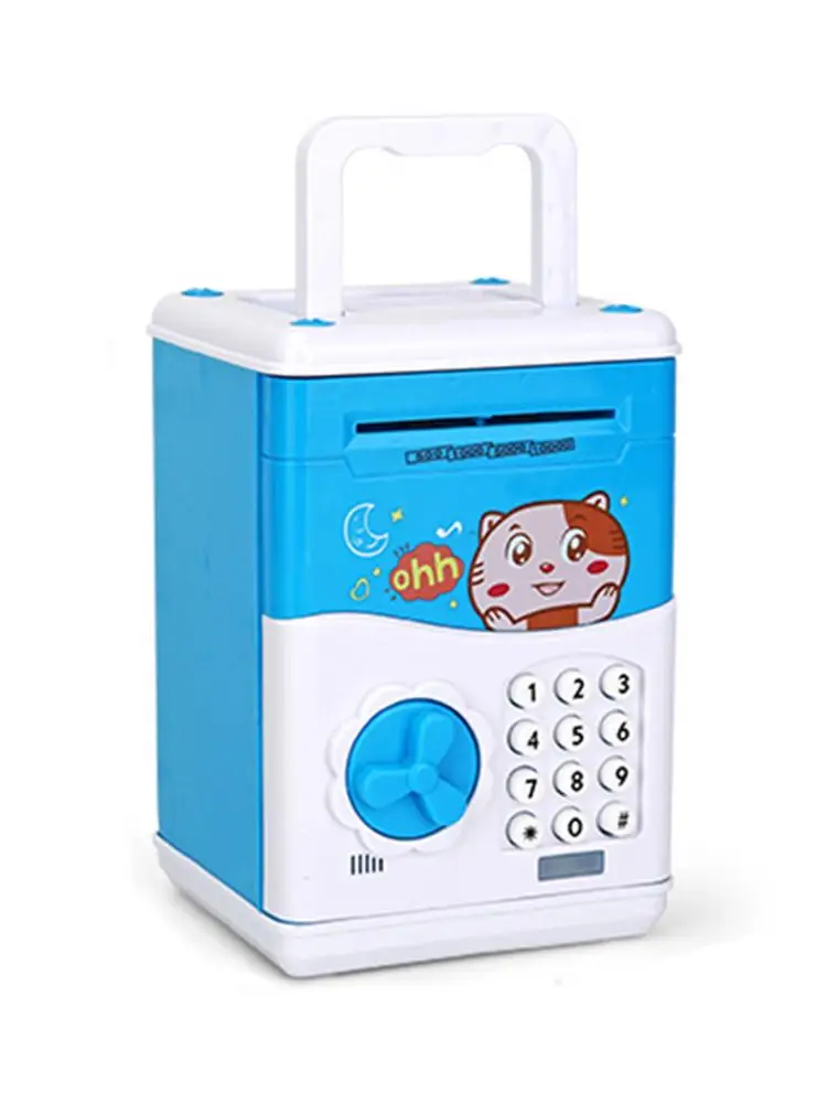 Детская мультяшная копилка Свинья электронный пароль для экономии денег коробка
