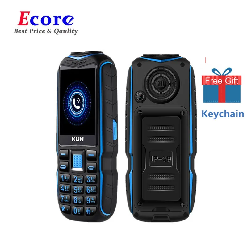 Горячая KUH T3 2 4 дюймов Мощность банк мобильный телефон Dual Sim Камера Электрический