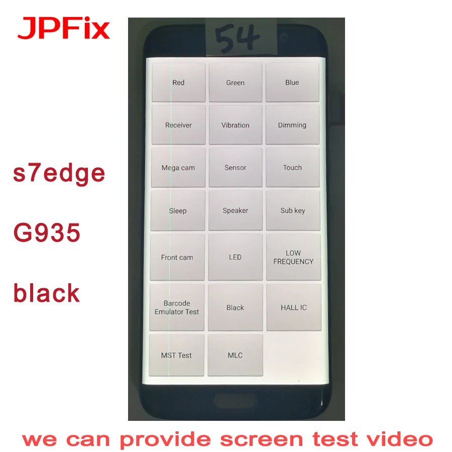 ЖК дисплей JPFix Super AMOLED для Samsung Galaxy S7 Edge G935A G935F сенсорный экран с дигитайзером в