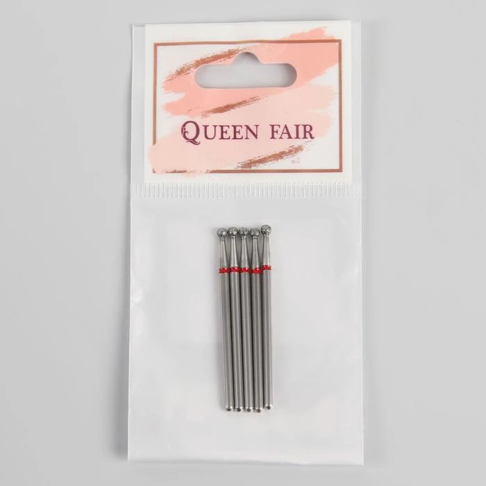 Фрезы алмазные для маникюра Шар мелкая зернистость 2 8 мм 5 шт | Красота и здоровье