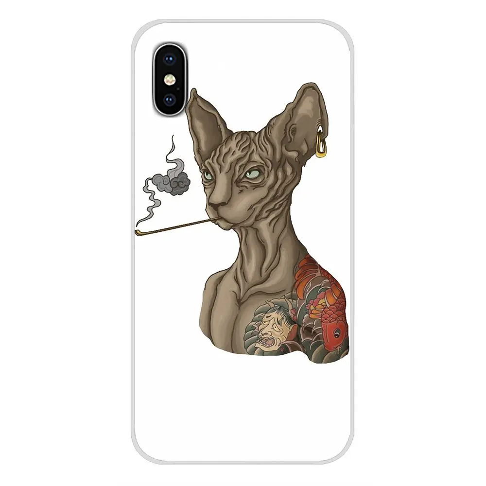sphynx mr cat for apple iphone x xr xs 11pro max 4s 5s 5c se 6s 7 8 plus ipod touch 5 6 accessories phone cases covers free global shipping