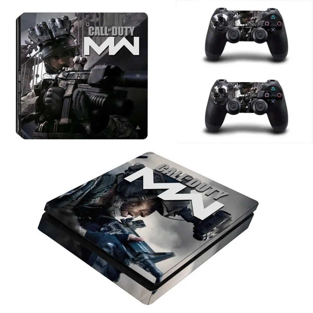 Тонкая наклейка s Play station 4 в стиле современной войны для PS4 наклейки PlayStation тонкая