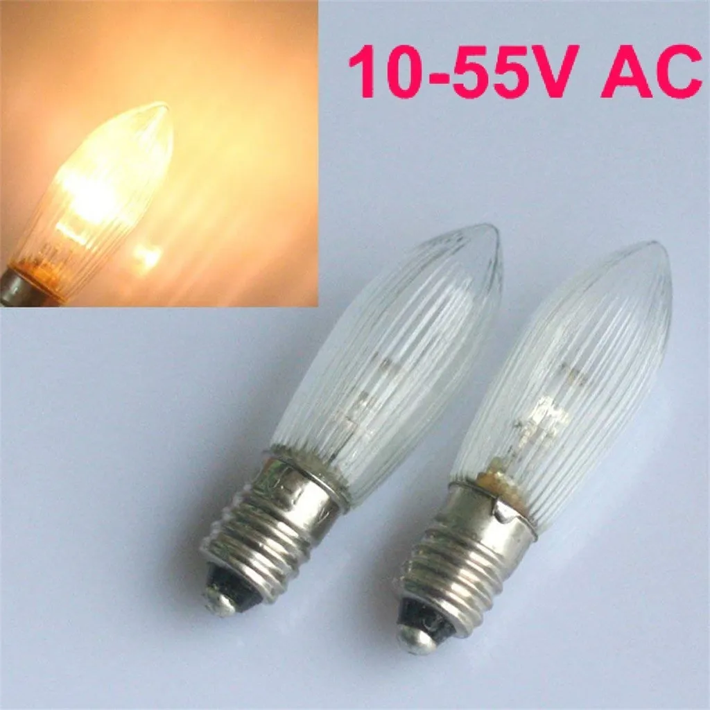 

Pack of 8 E10 LED Replacement Lamp Bulb Candle Light Bulb for Light Chains 10 V Lampada LED Spotlight Table Lamp Outdoor Light