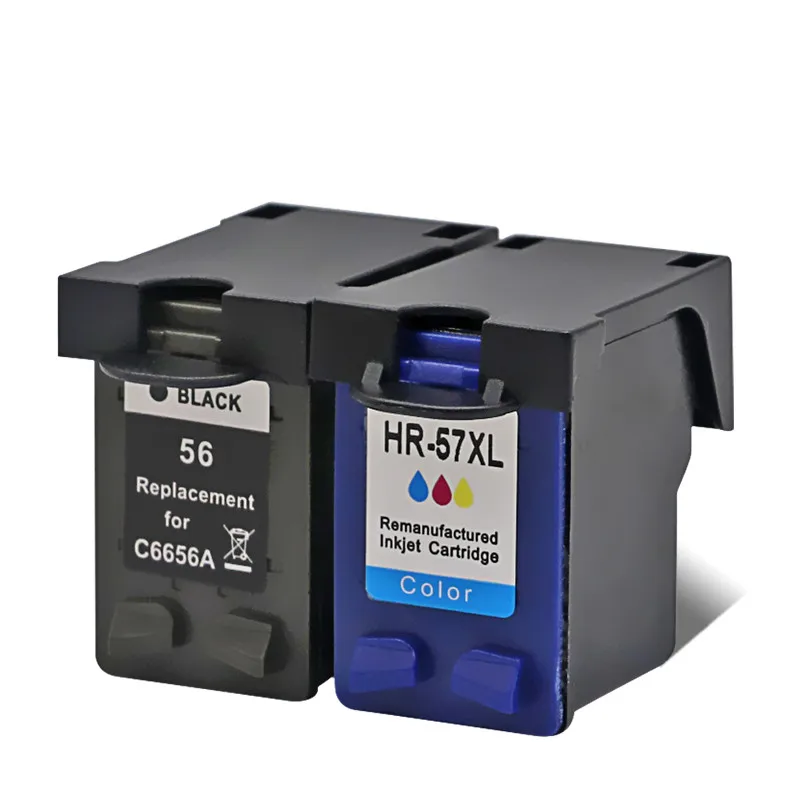 

C6656A C6657A Ink Cartridges For 56 57 XL HP56 HP57 Photosmart 7450 7550 230 7660 7755 7760 7762 7960 PSC1110 Inkjet Printer