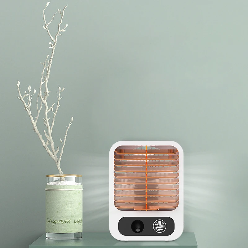 

AC Unit Portable Household Mute Humidifying Air Cooler USB Charging Mini Humidifying Rechargeable Water-cooled Air Conditioner
