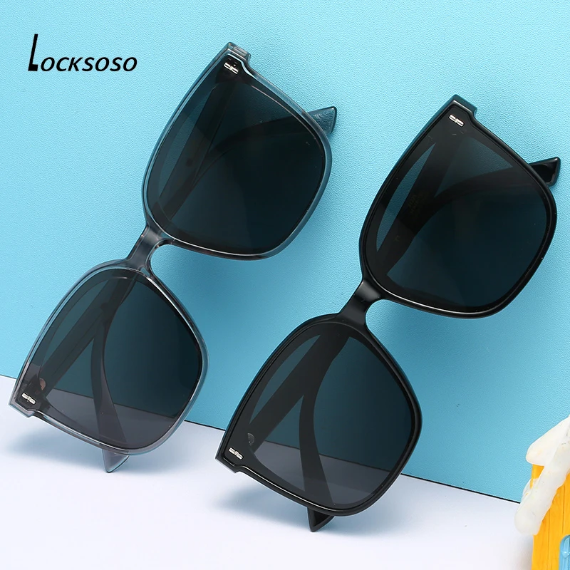 

Солнцезащитные очки LOCKSOSO для детей, для мальчиков и девочек 5-10 лет, модные поляризационные солнцезащитные очки 2021, квадратные крутые очки с ...