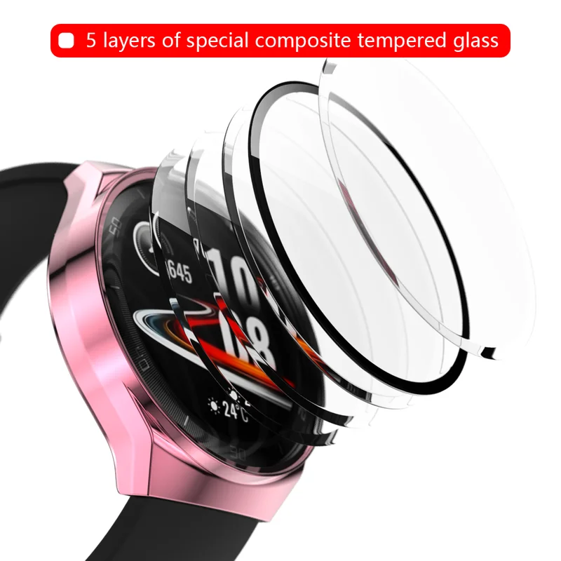 

Case for Huawei Watch Gt 2e Gt2e Gt2 E Cover Tpu Plating Screen Protector Case Smart Watch Electroplated Plated Protective Coque