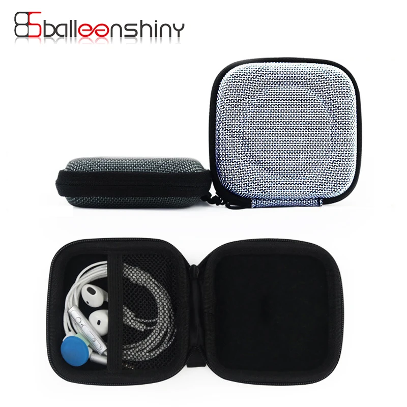 BalleenShiny мини-наушники с молнией чехол наушники из искусственной кожи сумка для