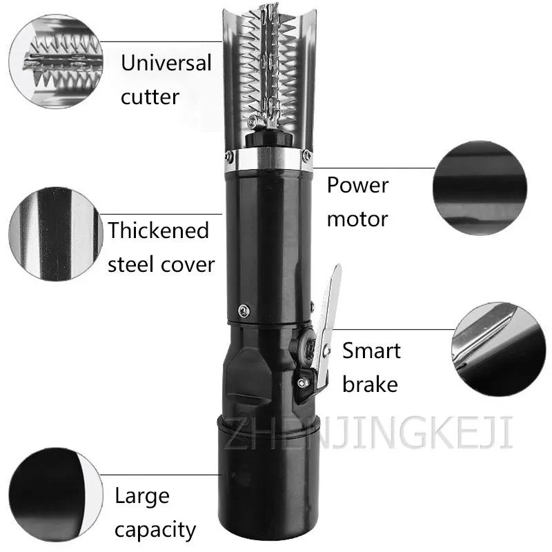 

WX-01 Electric Fish Scale 16.8V Wireless Charging Fully Automatic Thick Stainless Steel Fish Kill Tool Save Effort Scaling Tools