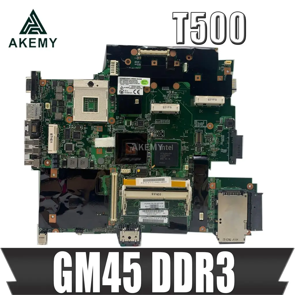 

AKEMY For Lenovo Thinkpad T500 Motherboard GM45 DDR3 100% Fully Tested High quality