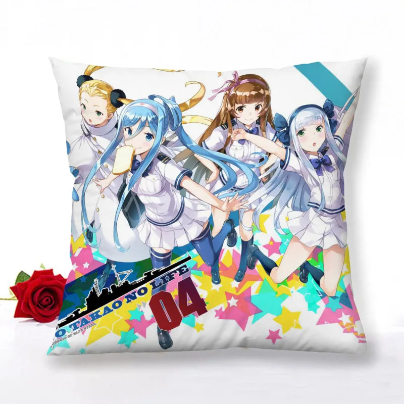 Arpeggio синего Сталь Наволочка украшения для дома из атласной ткани наволочка