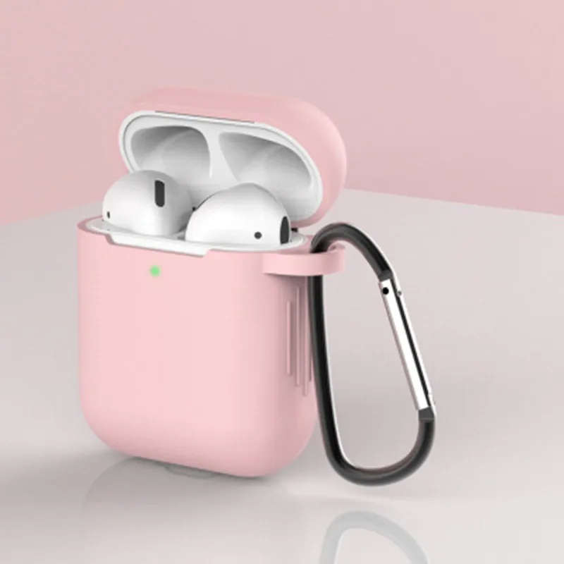 Чехол для Airpods 1/2 универсальный подвес Мягкий силиконовый чехол Беспроводное