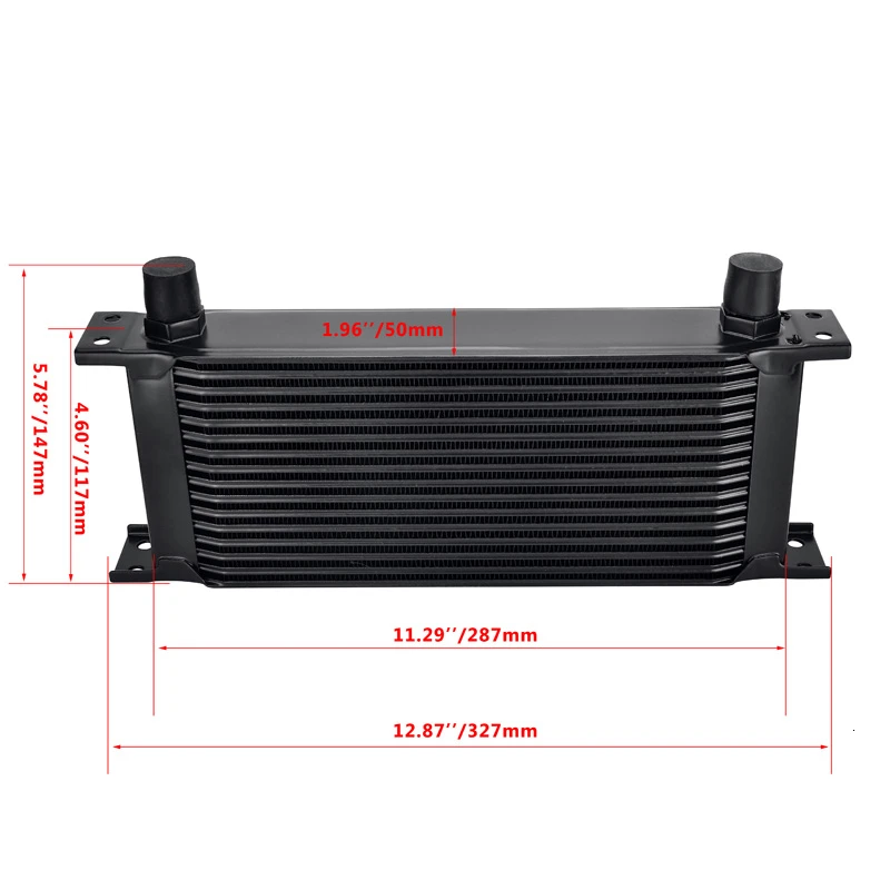 SPEEDWOW 16ROW трансмиссионный масляный радиатор + Масляный адаптер фильтр