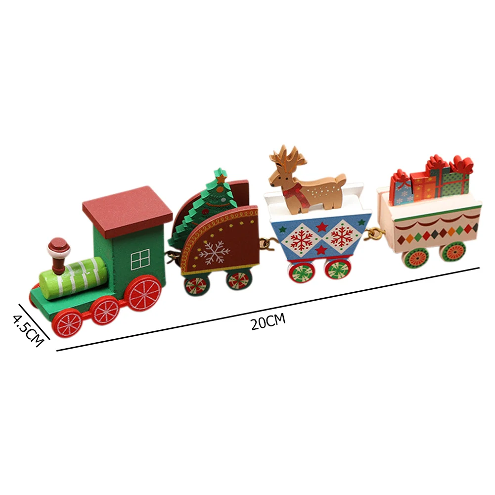 

Children's Wooden Toys Christmas Decorations Wooden Trains Holiday Gifts Window Decorations Wooden Crafts
