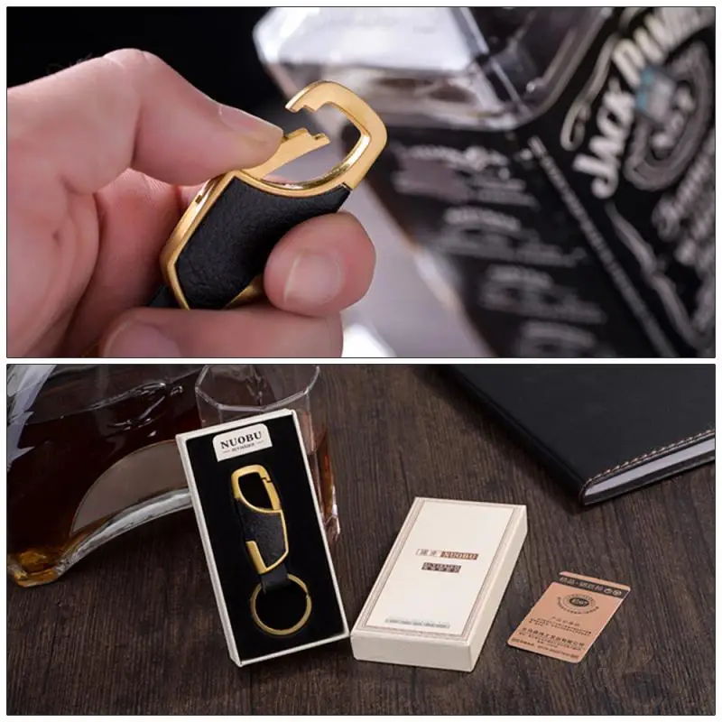 Автомобильный держатель для ключей брелок ручная плетеная Пряжка подкова