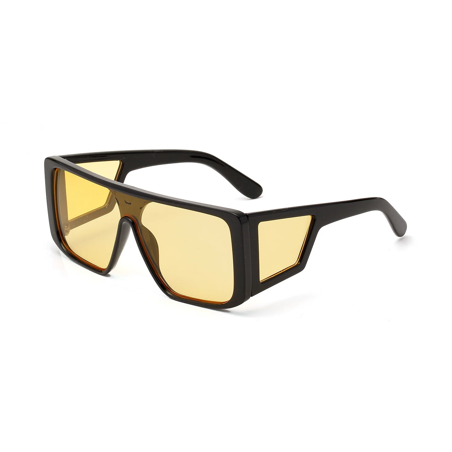 

cool Free box shipping punk 2021 personality sunglasses female Korean version fashion square big sunglasses male