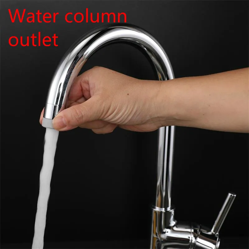 Кухня 360 градусов вращающийся Носик раковина смеситель для мойки изогнутый