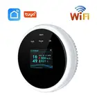 Смарт-датчик утечки газа Tuya с Wi-Fi и ЖК-дисплеем