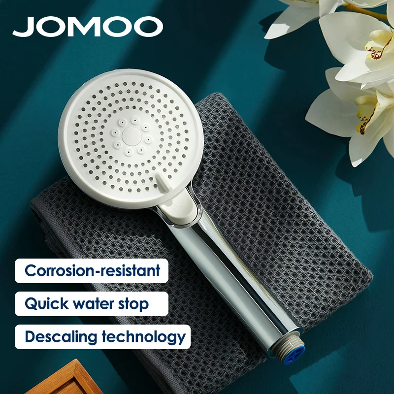 

3 Spray High Pressure Shower Head Rainfall Press to Stop JOMOO Bathroom Shower Head Douchekop Showerhead Water Saving
