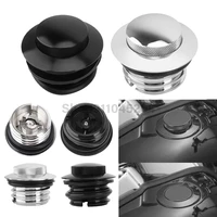 motorcycle pop up gas cap right hand thread reservoir fuel tank cap blackchrome for harley touring dyna softail sportster xl