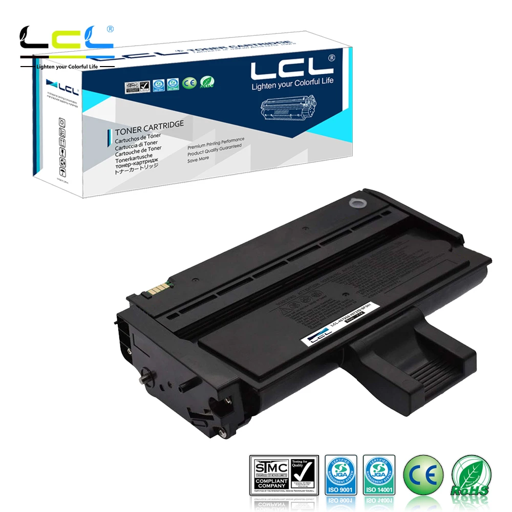 

LCL Ricoh sp201 407258 407259 SP201LA SP201HA SP201 (1pack black ) Toner Cartridge Compatible for Ricoh sp201NW sp203s sp204