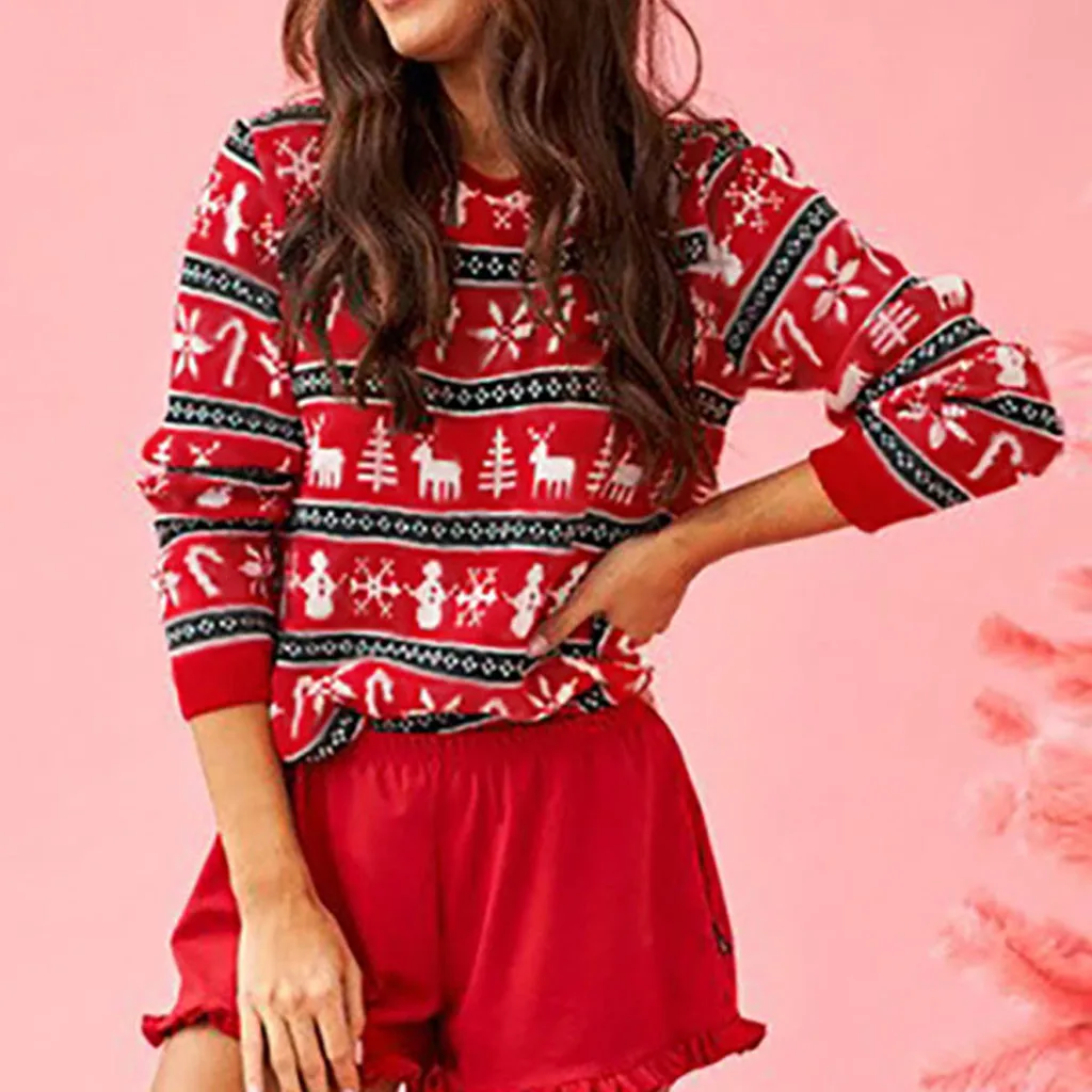 Бесплатная Страусиная Рождественская кофта женский джемпер с принтом