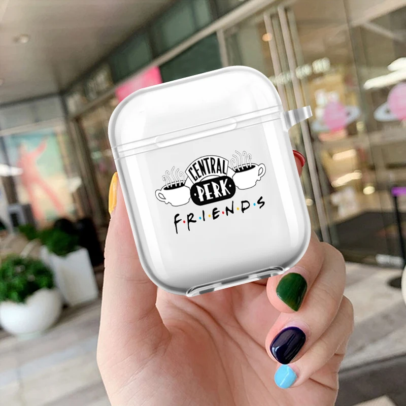 

Central Perk Coffee friend tv show how you doin Bluetooth Wireless Earphone Cartoon Soft TPU Case Covers For Apple AirPods Pro 2
