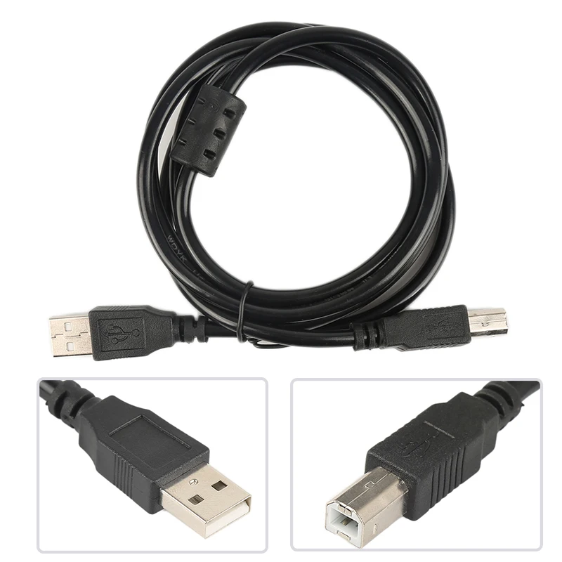 

Printer Cable USB 2.0 Type A Male To Type B Male Printer Scanner Cable Cord High Speed For Scanner HP Canon Lexmark Epson DAC
