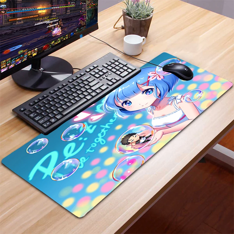

Mousepad Gamer Gaming Mouse Pad Computer Accessories Keyboard Laptop Padmouse Speed Apple Desk Mat Mouse Pad Gamer Rem Re Zero