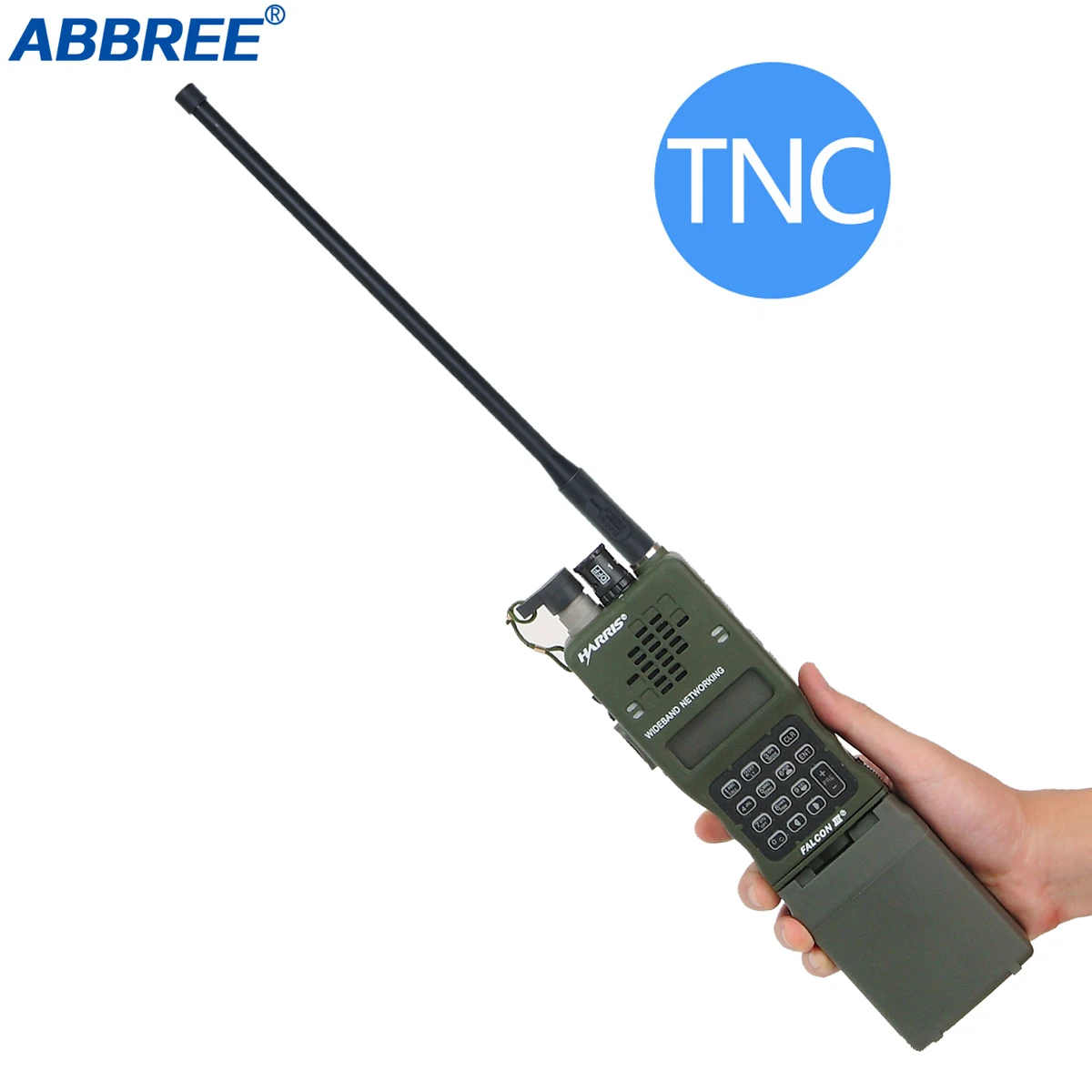 ABBREE AE 152E tnc коннектор VHF Любительская рация двойного диапазона с 144/430 МГц антенна