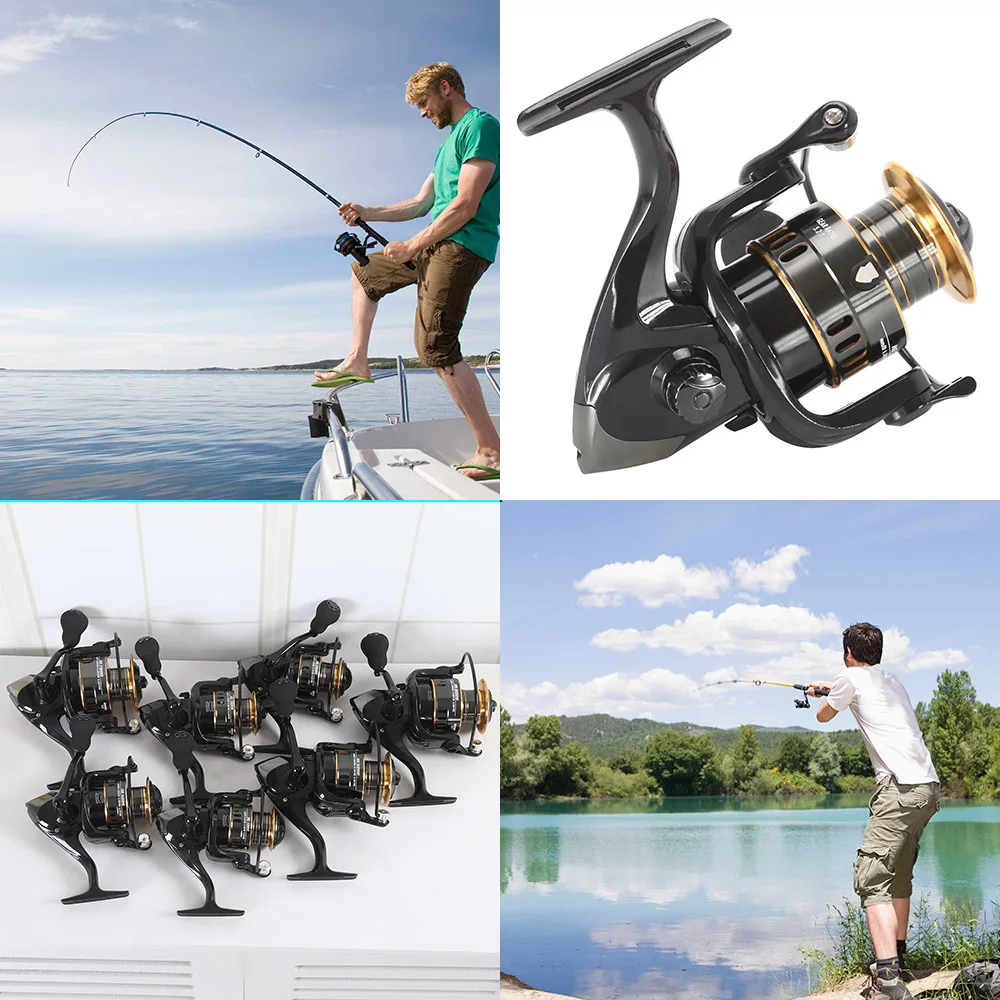 Рыболовная катушка максимальная нагрузка 10 кг цельнометаллическая ручка из