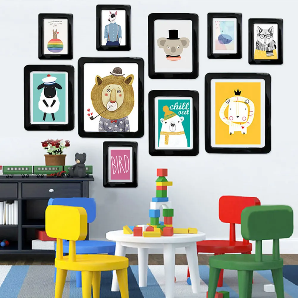 5/6/7/8/10 дюймов Мини прямоугольник магнитная фоторамка рамка для фото DIY ремесло