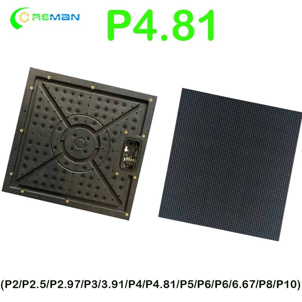 Прямая поставка с фабрики P4.81 Светодиодный модуль rgb 250 мм * P3.91 P2.604 P2.976
