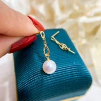 new arrival simple design earrings settings jewelry making for women diy pearl jewelry