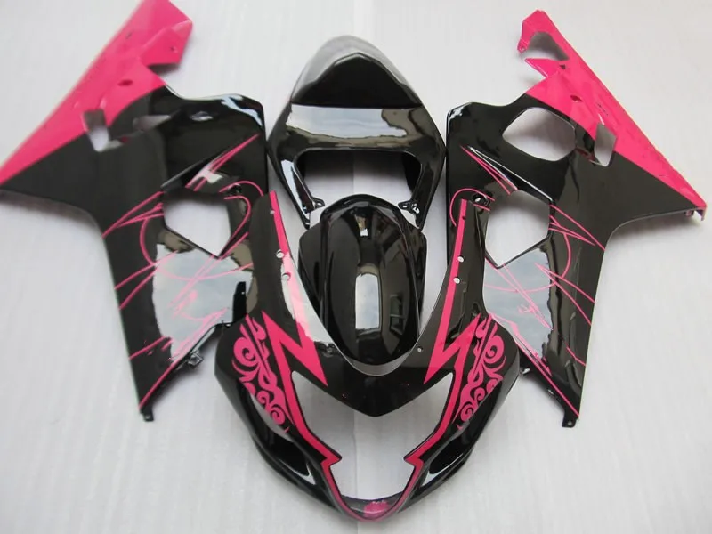 Обтекатель кузова мотоцикла для GSXR600 750 K4 04 05 GSXR 600 GSXR750 2004 2005 ABS розовый черный