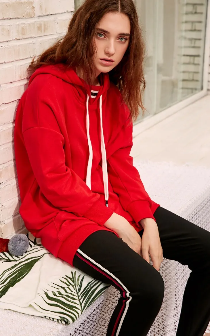 Vero Moda Женская Повседневная хлопковая толстовка с капюшоном и надписью | 318460503