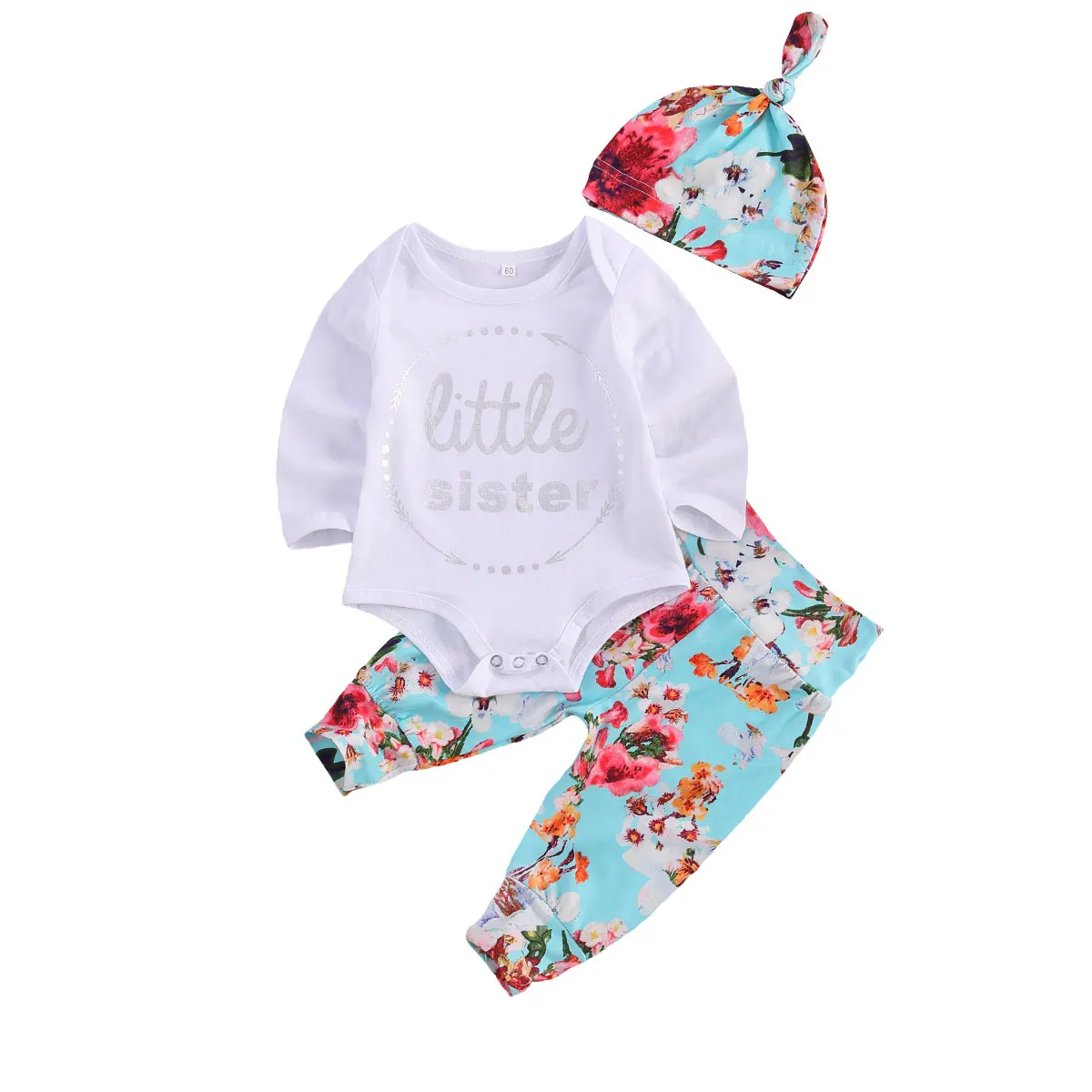 Осенняя одежда для новорожденных девочек 0 12 мес. комбинезон с длинным рукавом и