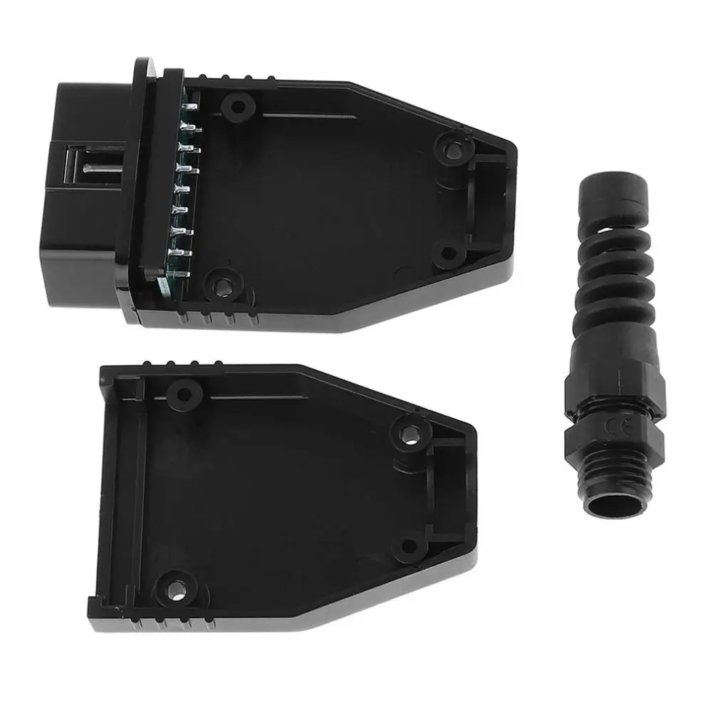 OBD II OBD2 16Pin мужской удлинитель открывающийся кабель авто диагностический