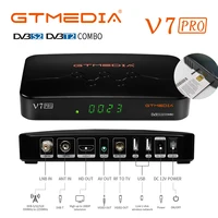 gtmedia v7 pro satellite tv receiver combo dvb ss2s2xtt2 combo h 265 hevc 10bit usb wifi ccam tivusat ca card slot tv box