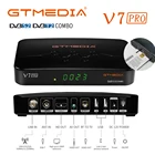Приемник спутникового телевидения GTMEDIA V7 Pro Combo DVB SS2S2XTT2 Combo H.265 HEVC 10 бит USB WiFi Ccam Tivusat CA TV BOX со слотом для карт