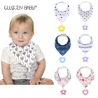 Детский слюнявчик-Бандана из натурального хлопка, 100% хлопок