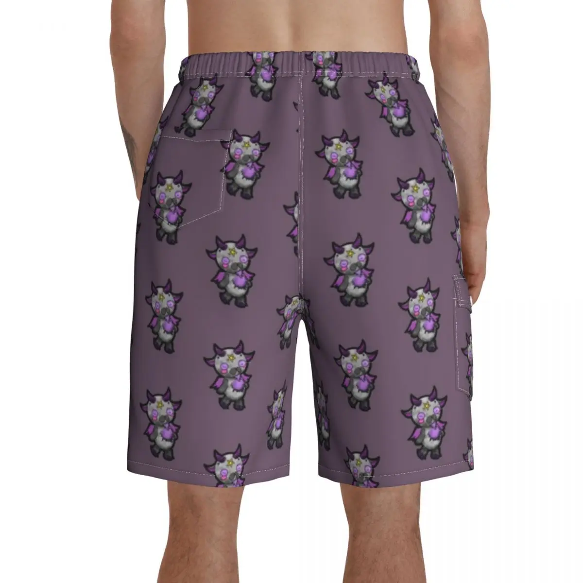 

Baphomet Board Shorts Bathing Swimming Trunks Polyester Pattern Men Swim Trunks