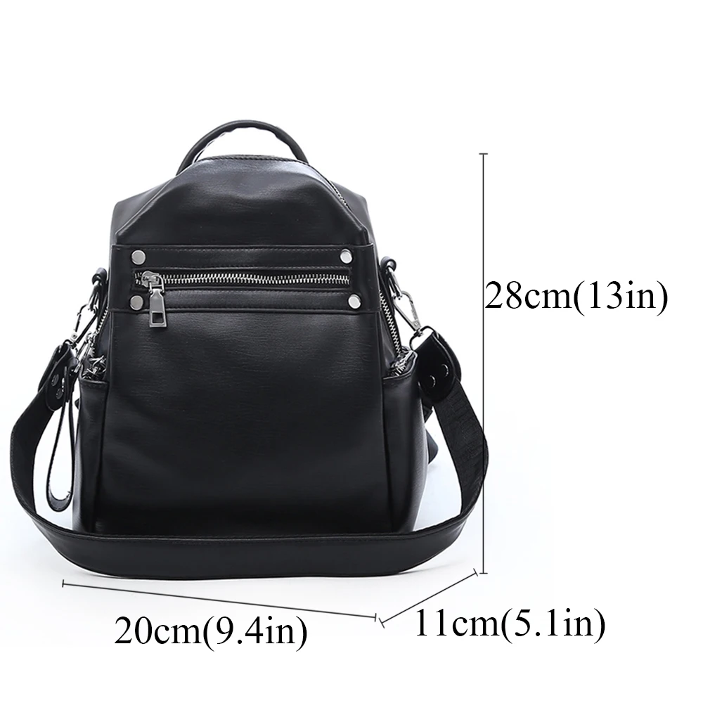 Модный женский рюкзак из искусственной кожи школьные сумки для